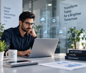 InnoApps technology team working on digital transformation and innovative technology solutions